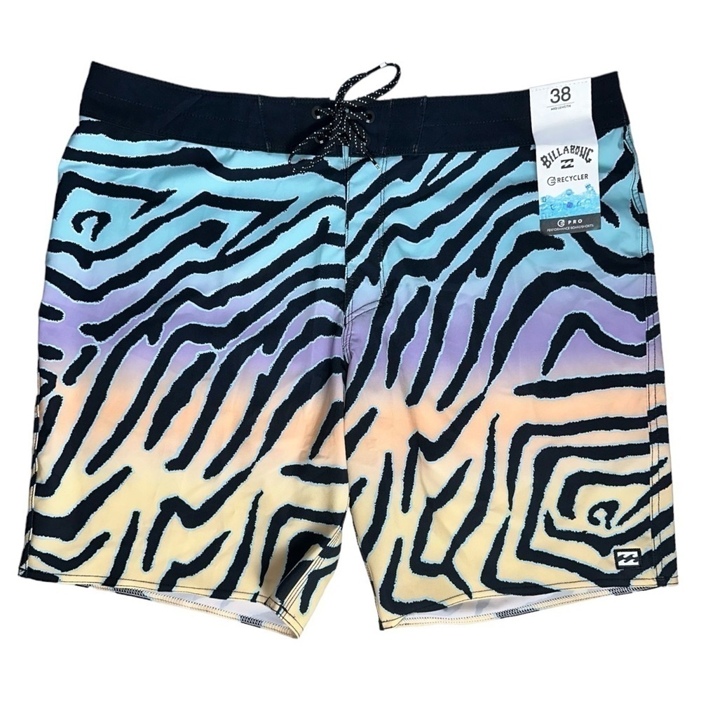 Billabong Sundays‎ Pro Boardshort, 4-Way Performance Stretch, 19"  Outseam W 38